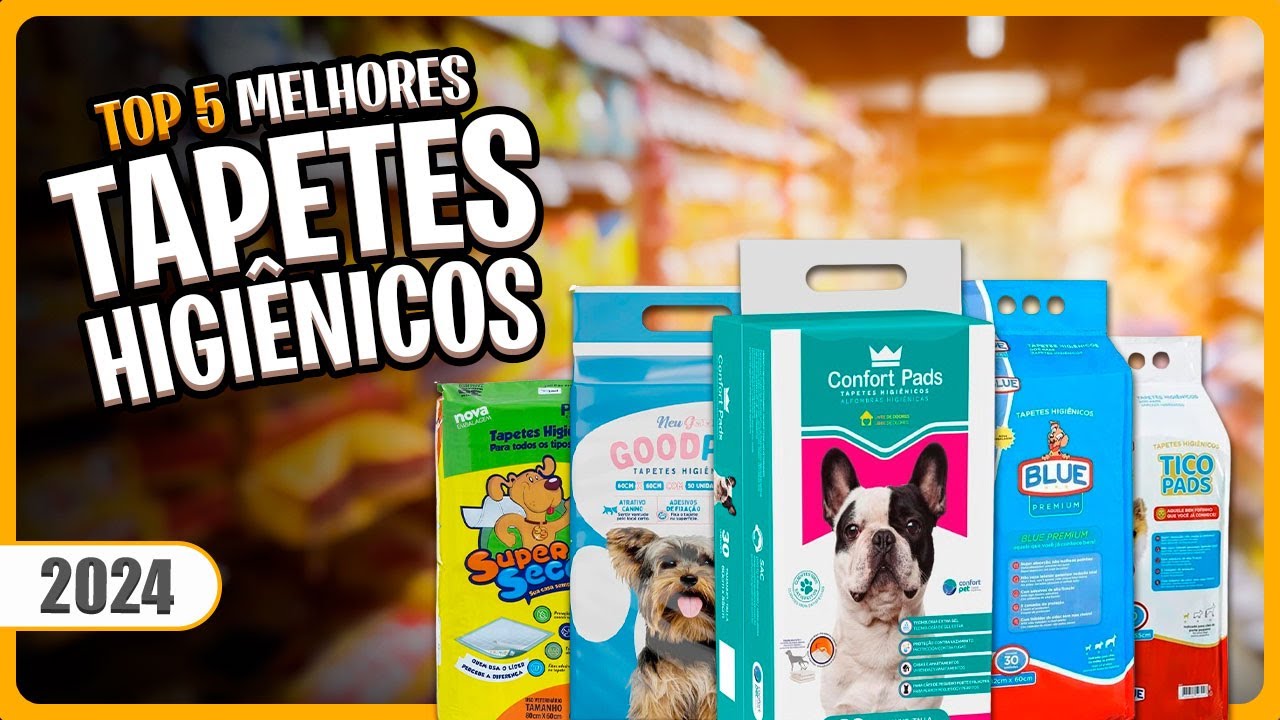 TAPETES HIGIÊNICOS para CÃES! Qual comprar em 2024? Top 5 ✅
