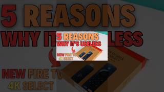 🔥5 Things The New Fire TV Select Cannot Do - And Why It’s Basically Useless!#streaming #firetvstick
