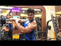 { RAW } BICEPS WORKOUT AND POSING || PRANAV RAJ.