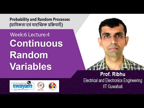 Probability and Random Processes प्रायिकता एवं यादृच्छिक प्रक्रियाएँ Introductory Video