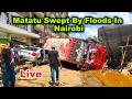 Matatus Swept By Floods In Nairobi Kenya
