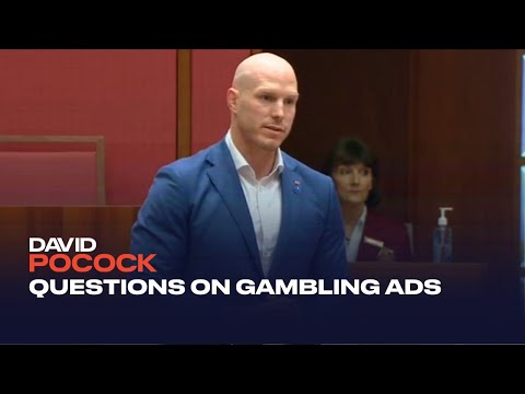 David Pocock - 22 November 2022 - Questions on gambling ads