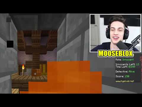 MooseCraft's Insane Minecraft Trap! Murder Mystery Madness
