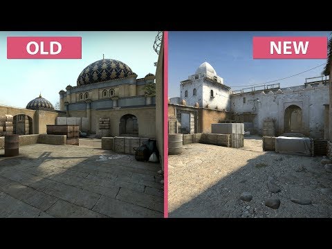 CS:GO – Dust 2 Old vs. New Graphics Comparison with Frame Rate 4K UHD
