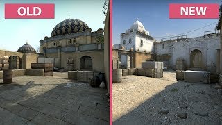 CS:GO – Dust 2 Old vs. New Graphics Comparison with Frame Rate 4K UHD