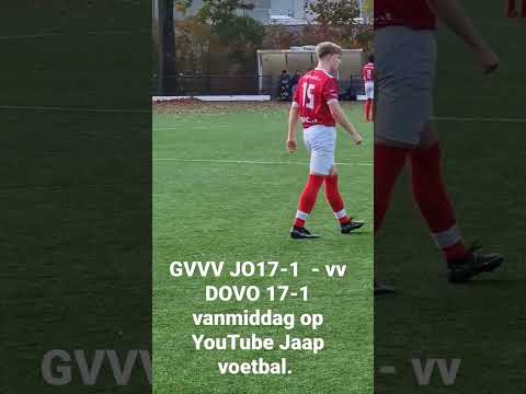 Stukje voor aanvang GVVV JO17-1 - vv DOVO JO17-1.