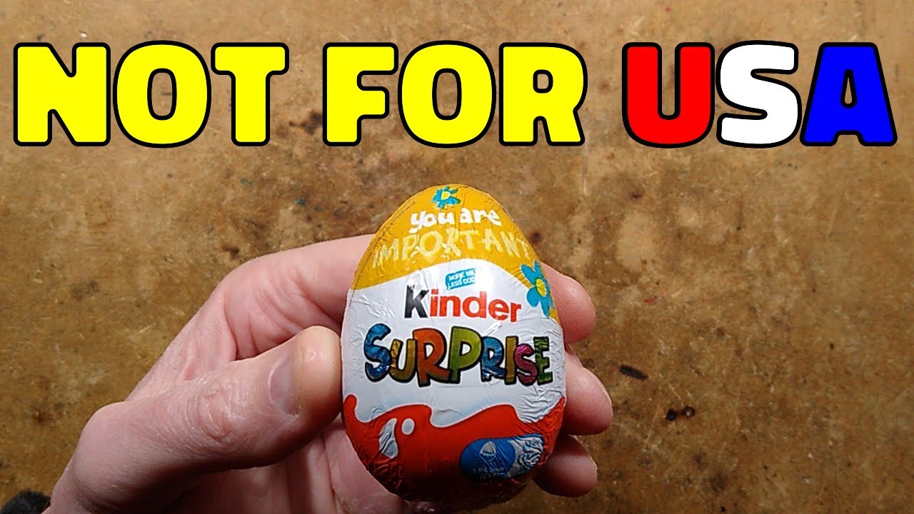 Banned in America - the chocolate Kinder Egg