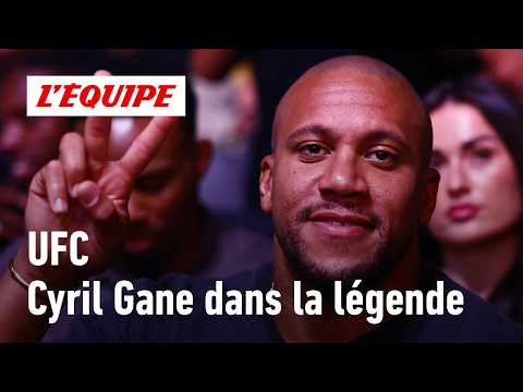 "Il rentre dans l'histoire du sport français" : la performance inédite de Cyril Gane à l'UFC