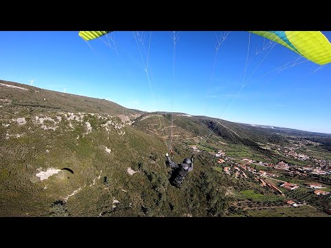 Paragliding Alcobertas, Serra de Aire e Candeeiros Portugal, CHASECAM VIEW!!