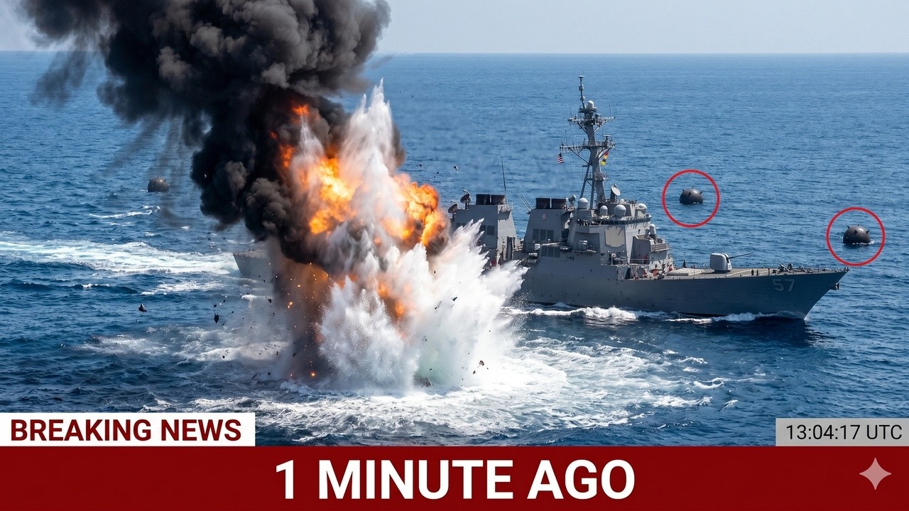 Iran Tried to Trap a U.S. Destroyer in a Minefield — Then THIS Happened