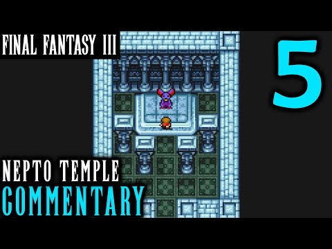 Final Fantasy III Pixel Remaster Walkthrough Part 5 - Nepto Temple & Giant Rat Battle