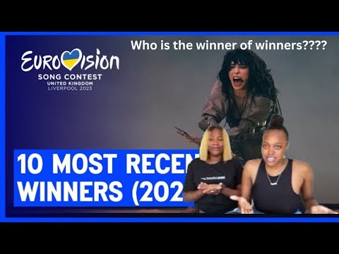 REACTION TO THE 10 MOST RECENT WINNER OF Eurovision 2013-2023 SONG CONTEST, WE PICKED OUR TOP 5 👌