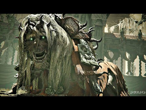 Elden Ring Shadow of The Erdtree - Divine Beast Dancing Lion Boss Fight (4K 60FPS)