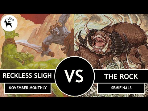 Reckless Sligh vs The Rock - Premodern Monthly Open November 2021 Semifinals
