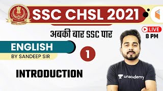 8:00 PM - SSC CHSL 2020-21 | English by Sandeep Kesarwani | Introduction