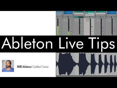 Ableton Live Tips: Setting Up A Default Project Template