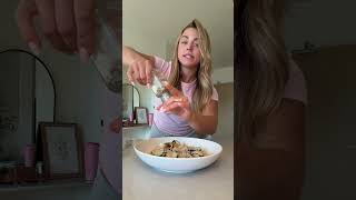 Zucchini Parmesan pasta 😚 full recipe on my substack!! #healthyrecipes #easyrecipe #recipe pe