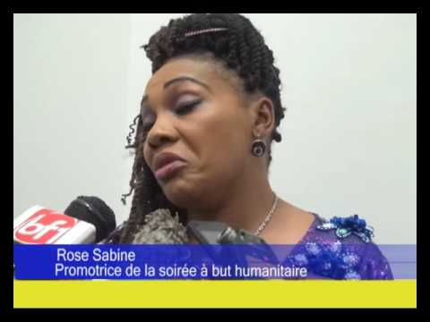 Télévsion CANAL3 Burkina parle du DINER GALA Humanitaire de ROSE SABINE