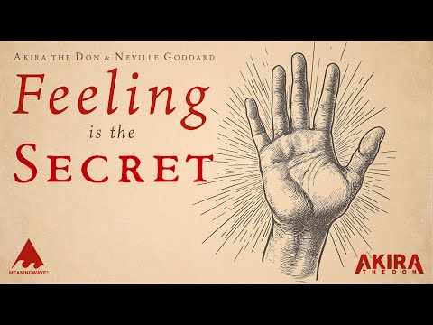 FEELING IS THE SECRET 🤫 With Neville Goddard | Lyric Visualizer