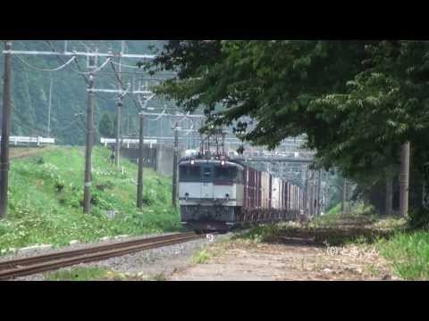 東海道本線　大垣　－　柏原　2013/08撮影　EF65