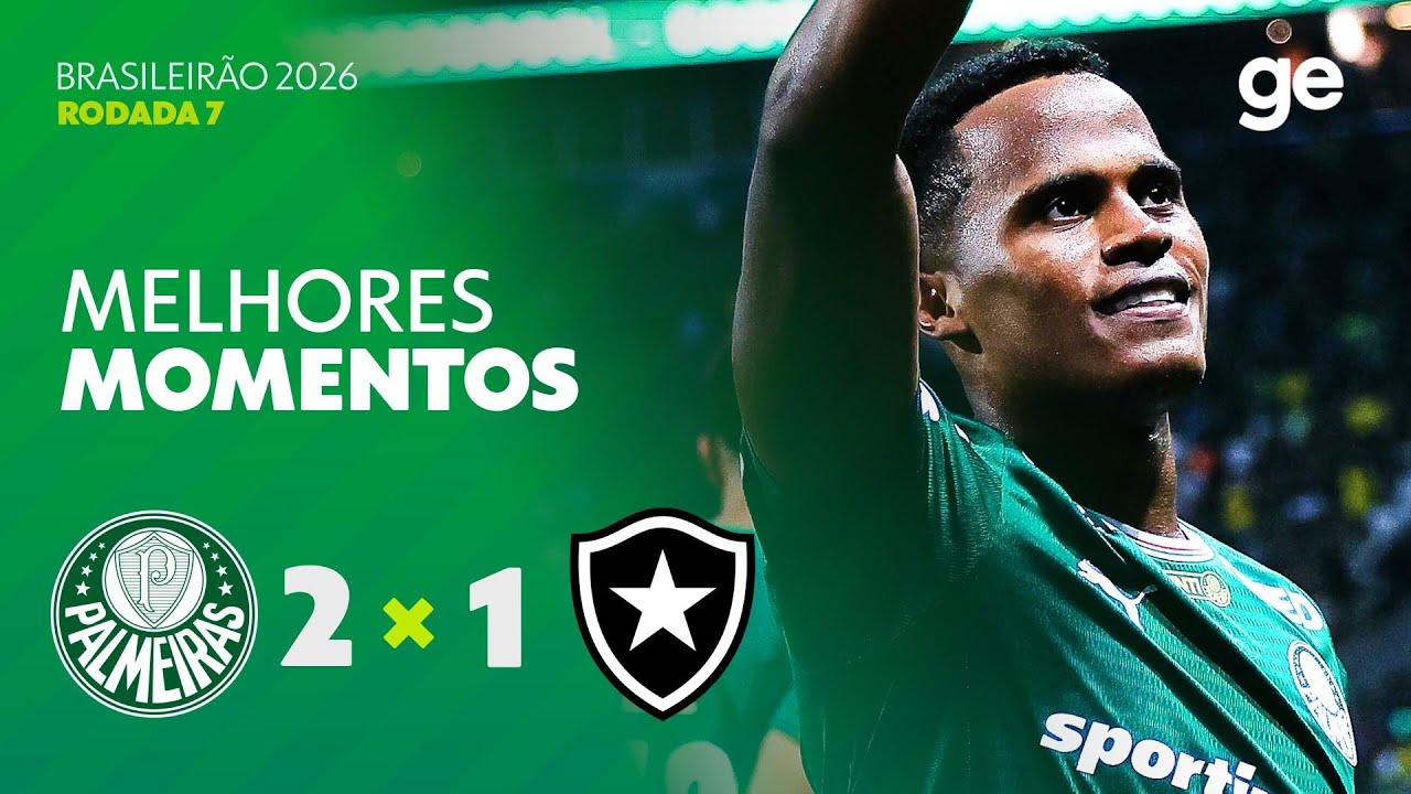 Palmeiras vs Botafogo Highlights