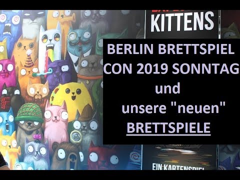 BERLIN BRETTSPIEL CON 2019 Sonntag/Montag