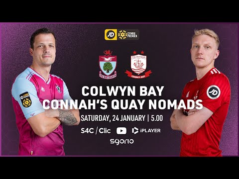 FULL MATCH | Colwyn Bay v Connah's Quay Nomads | JD Cymru Premier