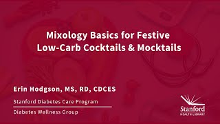 Mixology Basics for Festive Low-Carb Cocktails & Mocktails