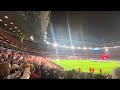 CL anthems heard at Emirates Stadium ♪ Arsenal 1-0 Port. 12.03.24