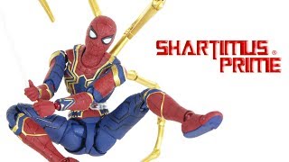 SH Figuarts Iron Spider Avengers Infinity War Movie Spider-Man Bandai Tamashii Nations Figure Review