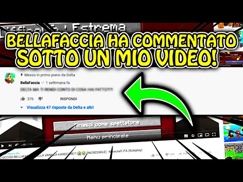 BELLAFACCIA HA COMMENTATO SOTTO UN MIO VIDEO!! 😱😍 [INCREDIBILE!] *NO CLICKBAIT*