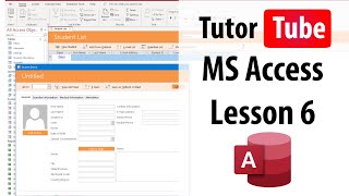 MS Access Tutorial - Lesson 6 - Creating Relations with Primary Key and Foreign Key