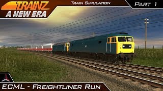 ECML Class 47 Freightliner: Part 1 - Out of Edinburgh | Trainz: A New Era Video