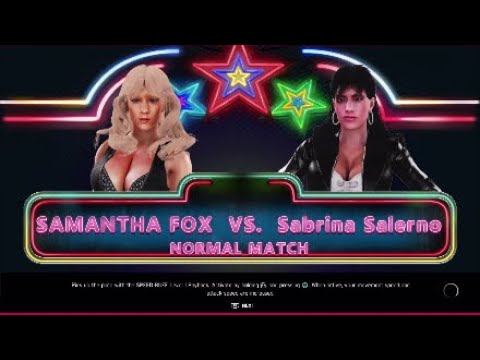 Samantha Fox vs Sabrina Salerno |WWE2K20