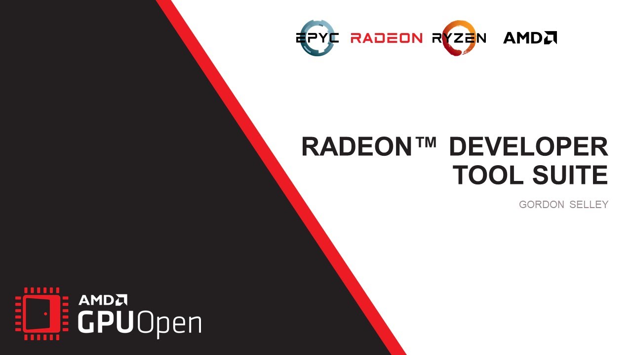 AMD RDNA™ 2 – Radeon™ Developer Tool Suite