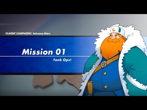 Advance Wars 1+2: Reboot Camp - AW1 Campaign - Mission 1: Tank Ops! (Rank S, Score: 300)