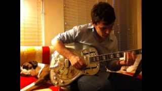 Video thumbnail for Dean Chrome G Resonator - 12 Bar Blues (Open D Tuning) by Russ Willis