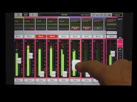 Mackie DL806 Digital Mixer / Console de mixage numérique PC / MAC / Android / Ipad / Iphone image 10