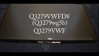 How to open the Q3279vwfd8 and Q3279vwf 32" monitor