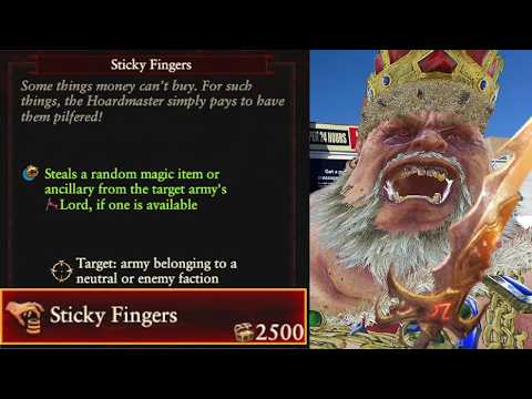 Greasus Can Steal Every Equipment, Even Sword of Khaine from Every Lord for just 2500 Gold