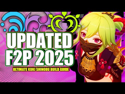 UPDATED Kuki Shinobu Build AKA the god of Hyperbloom [Build Guide 2025]!
