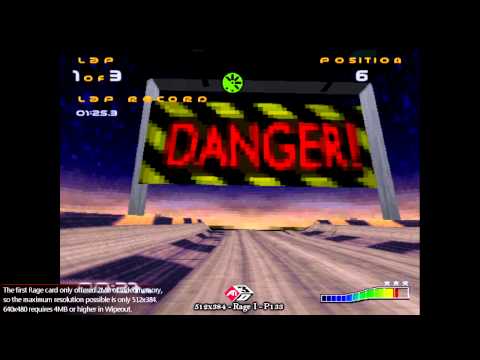 3D Acceleration Comparison Ep12: Wipeout on the ATI 3D Rage