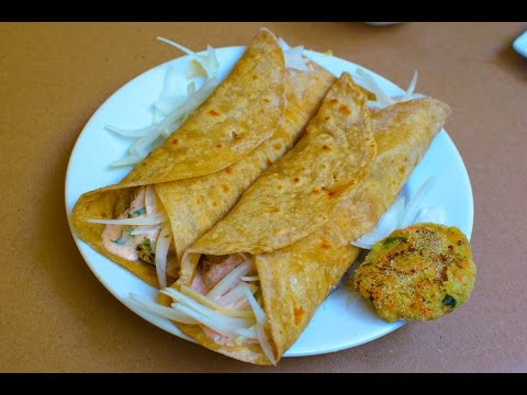 Vegetarian Frankie : Popular Indian Street food