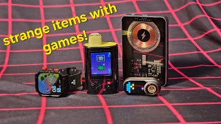 Strange Items with Videogames built in
