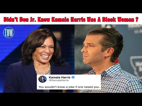 Don Jr Did Not Know Kamala Harris Was Not Black American! Wow!