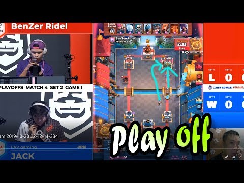 JACK vs Benzer Ridel 👈 PlayOFF  CRL Asia 2 - Clash Royale