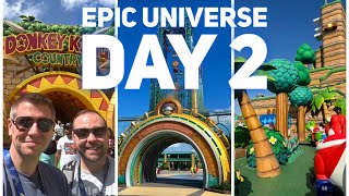 UNIVERSAL EPIC UNIVERSE VLOG | DAY 2 | EXPLORING ORLANDO'S NEWEST THEME PARK