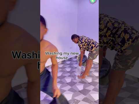 Our humble beginnings wash our new house with us