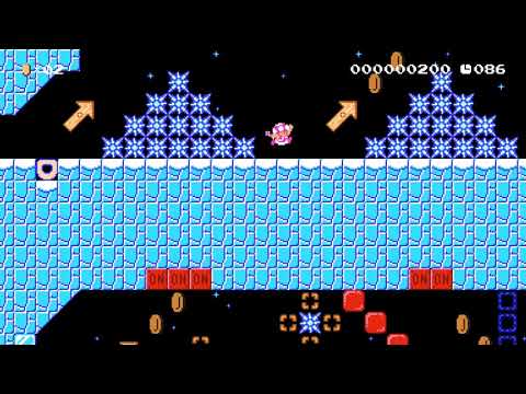 世界一目指して!　☆Long Winter Speed Run★ by R_Ñaиô/なの♪ 🍄 Super Mario Maker 2 #ahw 😶 No Commentary