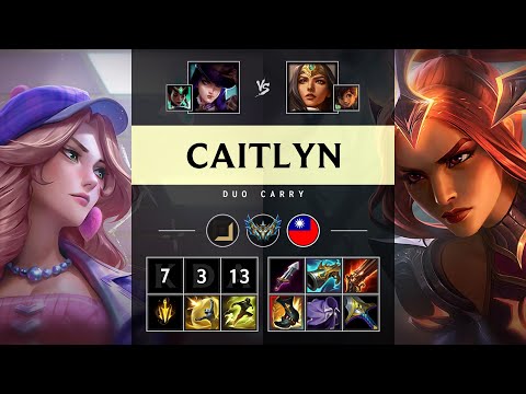 Caitlyn ADC vs Sivir - TW Challenger Patch 25.18